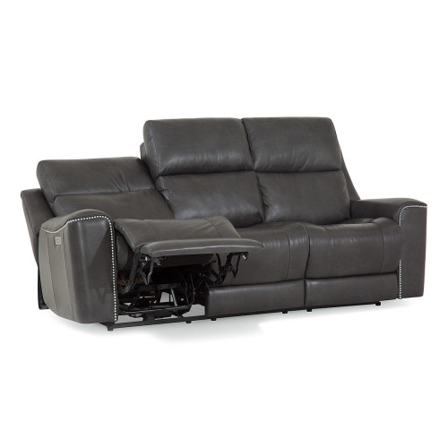 Tessa Bay Power Reclining Leather Sofa or Set - Available With Power Tilt Headrest | Power Lumbar
