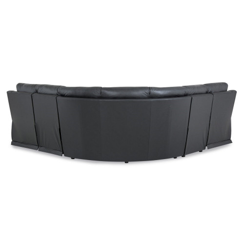 Tessa Bay Power Reclining Leather Sectional - Available With Power Tilt Headrest | Power Lumbar