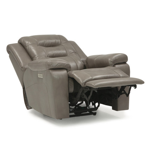 Lenna Power Reclining Leather Sofa or Set - Available With Power Tilt Headrest | Power Lumbar