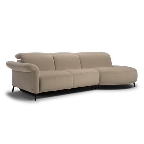 Natuzzi Editions C297 Tris Leather Sectional