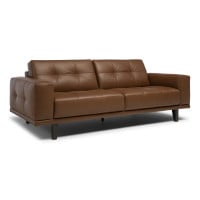 Natuzzi Editions C301 Toledo Stationary Leather Sofa or Set