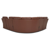 Tolia Power Reclining Leather Sectional - Available With Power Tilt Headrest | Power Lumbar