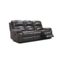 Gala Power Reclining Leather Sofa or Set with Power Tilt Headrest