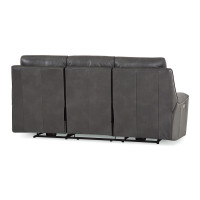 Tessa Bay Power Reclining Leather Sofa or Set - Available With Power Tilt Headrest | Power Lumbar