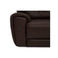 Wessa Power Reclining Leather Sofa or Set - Available With Power Tilt Headrest | Power Lumbar