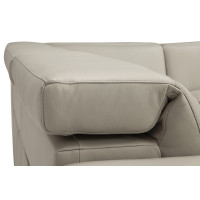 Elira Power Reclining Leather Sectional with Power Adjustable Headrest