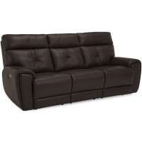 Wessa Power Reclining Leather Sofa or Set - Available With Power Tilt Headrest | Power Lumbar