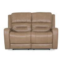 Adria Power Reclining Leather Sofa or Set - Available With Power Tilt Headrest | Power Lumbar