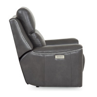 Tessa Bay Power Reclining Leather Sofa or Set - Available With Power Tilt Headrest | Power Lumbar