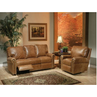 Omnia Dakota Reclining Leather Sofa or Set | Reclining Leather Sectional