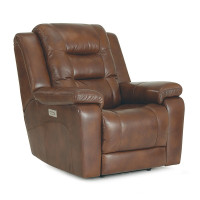 Lenna Power Reclining Leather Sofa or Set - Available With Power Tilt Headrest | Power Lumbar