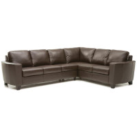 Trina Bay Leather Sectional