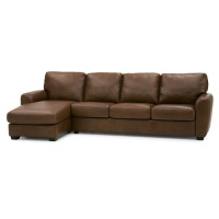 Viora Leather Sectional