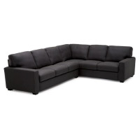 Ellis Cove Leather Sectional
