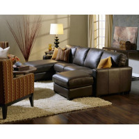 Ellis Cove Leather Sectional