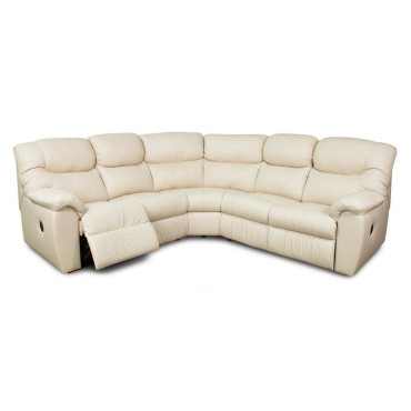 Stara Reclining Leather Sectional With Or Without Power Recliners