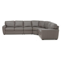 Viora Leather Sectional