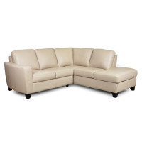 Trina Bay Leather Sectional