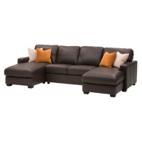 Ellis Cove Leather Sectional