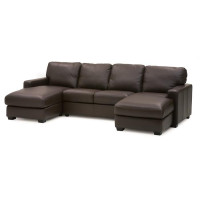 Ellis Cove Leather Sectional