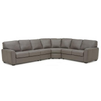 Viora Leather Sectional