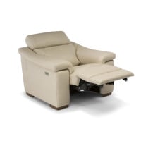 Natuzzi Editions C115 Giulivo Power Reclining Leather Sofa or Set | Power Headrest