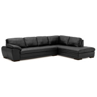 Palliser Miami Leather Sectional | Bench Seating
