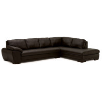 Palliser Miami Leather Sectional | Bench Seating