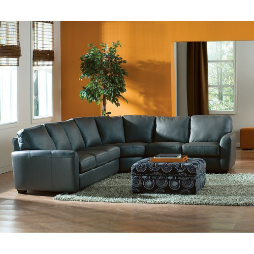 Viora Leather Sectional