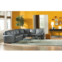 Viora Leather Sectional