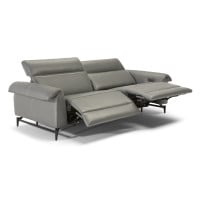 Natuzzi Editions C143 Leggiadro Power Reclining Leather Sofa or Set | Adjustable Headrest