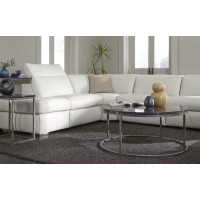 Elira Power Reclining Leather Sectional with Power Adjustable Headrest