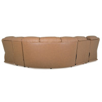 Lenna Power Reclining Leather Sectional - Available With Power Tilt Headrest | Power Lumbar