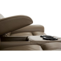 Tessa Bay Power Reclining Leather Sofa or Set - Available With Power Tilt Headrest | Power Lumbar