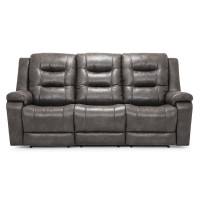Lenna Power Reclining Leather Sofa or Set - Available With Power Tilt Headrest | Power Lumbar