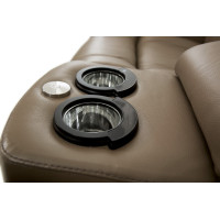 Tessa Bay Power Reclining Leather Sofa or Set - Available With Power Tilt Headrest | Power Lumbar