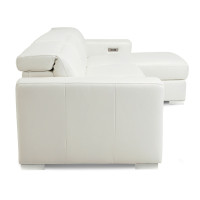 Elira Power Reclining Leather Sectional with Power Adjustable Headrest