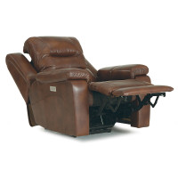 Lenna Power Reclining Leather Sofa or Set - Available With Power Tilt Headrest | Power Lumbar