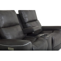 Tessa Bay Power Reclining Leather Sofa or Set - Available With Power Tilt Headrest | Power Lumbar