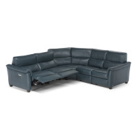 Natuzzi Editions C068 Astuzia Leather Sectional - Available With Power Tilt Headrest | Power Lumbar