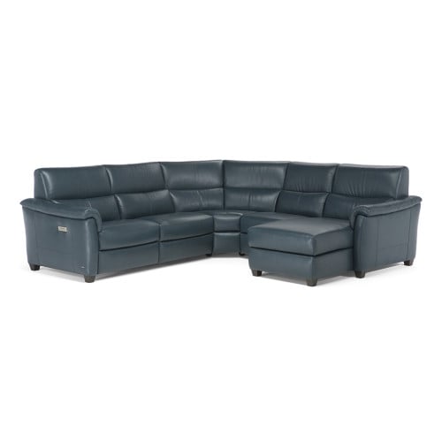 Natuzzi Editions C068 Astuzia Leather Sectional - Available With Power Tilt Headrest | Power Lumbar