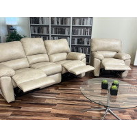 Brand New Chandler Manual Reclining Sofa And Manual Reclining Chair Reduced 65%