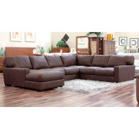 Napa Oversized Seating Leather Sofa or Set | Quick Ship
