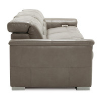 Kerren Power Reclining Leather Sofa Or Set with Power Adjustable Headrest