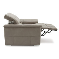 Kerren Power Reclining Leather Sofa Or Set with Power Adjustable Headrest