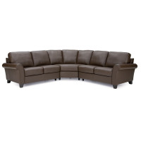 Mira Key Leather Sectional