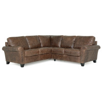 Mira Key Leather Sectional