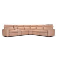 Moria Power Reclining Leather Sectional