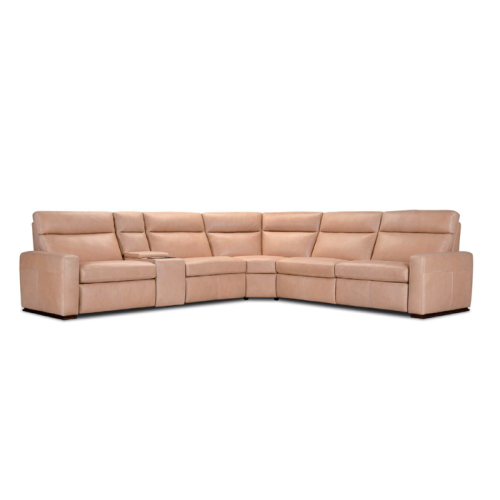 Moria Power Reclining Leather Sectional
