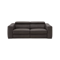 Natuzzi Editions B790 Forza Leather Sofa or Set (Option 2 - No Pleats) | Adjustable Headrest